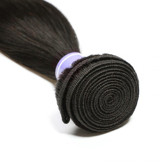 【12A 3PCS】Shiny Brazilian Virgin Silky straight Human Hair Beautiful Weave Hair 3 Bundles deal Thick ends