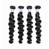 【12A 4PCS】On Sale Merula Virgin Brazilian loose deep Wave human hair sleek soft strands 4 Bundles deals