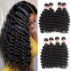 【12A 4PCS】Clearance sale Merula Virgin Malaysian deep wave Human Hair Beautiful Weave Hair 4 Bundles deal