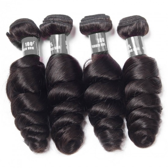 【12A 3PCS】Free shipping Merula Virgin Peruvian loose wave Human Hair Beautiful Weave Hair 3 Bundles deal