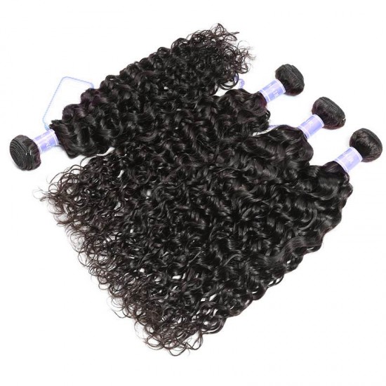 【12A 2PCS】On sale Merula Virgin Brazilian water wave Human Hair Gorgeous Weave Hair 2 Bundles lot