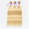 3 pcs Merula blonde 613 Virgin hair straight weaves Human hair bundles deal hot seller