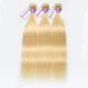 3 pcs Merula blonde 613 Virgin hair straight weaves Human hair bundles deal hot seller