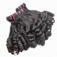 300g Spring Roll Spanish curl Super double drawn Virgin Indian hair silky soft human hair natural #1B Wefts