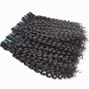 400g Luxury spring curl Super double drawn Virgin Indian hair silky soft human hair natural black color No odor 