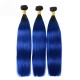 1B/Blue Silky straight ombre colors 4 bundles human hair wefts Merula Virgin hair Ship in 4 days