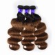 1B/30 medium auburn two tone body wave 3 bundles human hair wefts Merula virgin hair