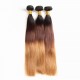 1B/4/27 three tone brown blonde straight 3 bundles human hair double machine weft Outlet dropped deals