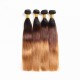 1B/4/27 three tone brown blonde straight 3 bundles human hair double machine weft Outlet dropped deals