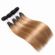 1B/27 significant Stunning ombre hairs honey blonde straight 4 bundles human hair weaves Top selling two tone 