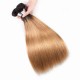 1B/27 significant Stunning ombre hairs honey blonde straight 4 bundles human hair weaves Top selling two tone 