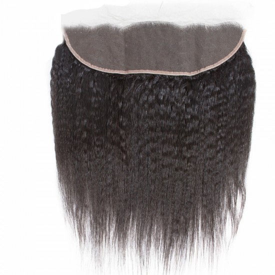 Silky Straight Virgin hair Lace frontals 13x4 13x6 Transprent undetectable HD lace preplucked single knotted 1 pack