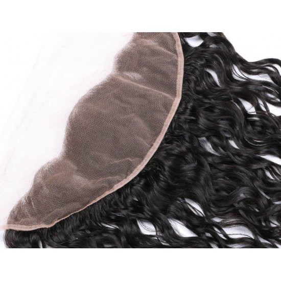 Water natural wave Lace frontals 13x4 13x6 Transprent invisilable HD lace preplucked single knotted 1 pack