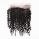 360 Lace Frontal jerry curly small knots Preplucked Swiss Lace Natural 1B Color kinky curl Human Hair 