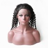 360 Lace Frontal jerry curly small knots Preplucked Swiss Lace Natural 1B Color kinky curl Human Hair 