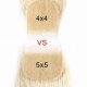 Merula Virgin 613 blonde color top lace swiss closure HD lace 4x4 5x5 6x6 straight human hair un-Bleached knots