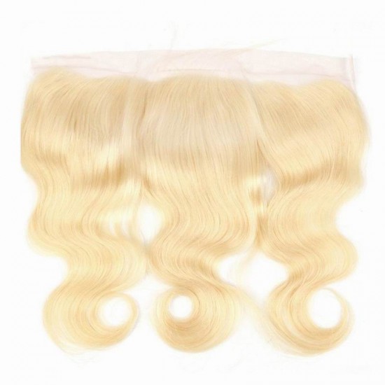 Merula Virgin blonde hair lace frontals 13*4 13*6 body wave HD swiss lace human hair single knots Low maintenance 