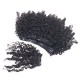 100g/set kinky straight clip ins virgin human hair extensions single drawn different textures available 7pcs/set by Merula