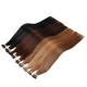 Flat-tips 100g/lot Virgin human hair extensions pre-bonded keratin new design double drawn Merula