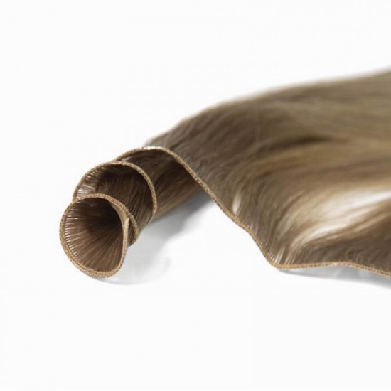 Handtied wefts 100g/lot Virgin human hair extensions no shedding thick bundle Merula New Product