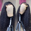 Merula Virgin hair Deep wave curly 360 lace frontal wig HD&regular lace thick density natural human hairs cuticle intact