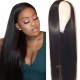 Merula Virgin Hair Natural straight 360 frontal full wig 200% heavy density HD invisilable lace no chemical smell 