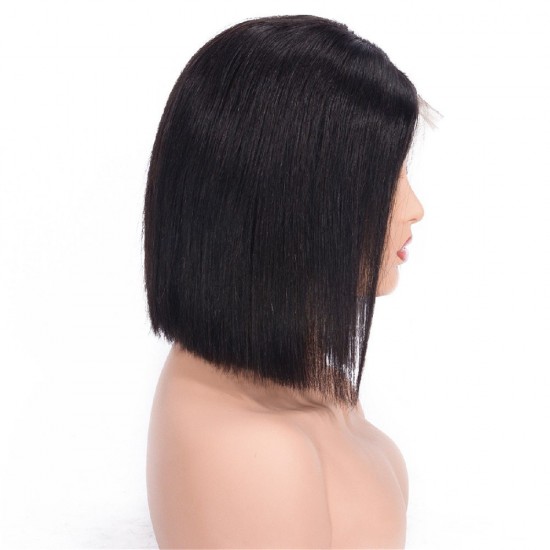 Merula Natural Straight middle T part lace Virgin human Hair wig transparent lace New product 13x4x1