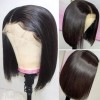 Merula Natural Straight middle T part lace Virgin human Hair wig transparent lace New product 13x4x1