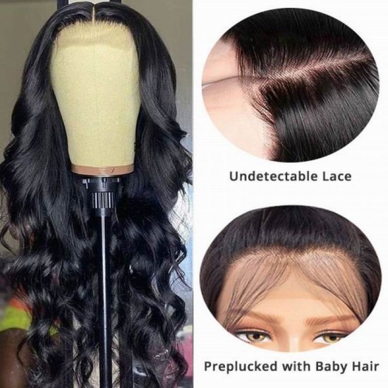 Merula Body Wave 6*6 7*7 Lace Closure Human Hair Wigs 12-30 inches Newly Made Swiss Lace Closure Natural Color 100% Virgin Human Hair Free Shipping