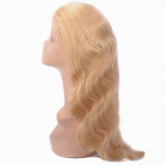 Great buy affordable 13x4 HD frontal blonde 613 wig body wave straight different densities Human hair Premade front wigs