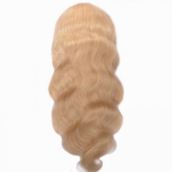 Great buy affordable 13x4 HD frontal blonde 613 wig body wave straight different densities Human hair Premade front wigs