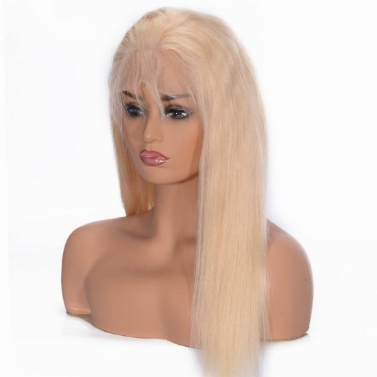 Platinum blonde 613 transparent lace frontal wig 13x6 big size glueless HD lace straight wavy textures Merula Hot selling 