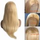 Straight Blonde 613 Lace closure wig 4x4 5x5 glueless wigs 100% human hair dyeable soft silky texture 150% 200% available Merula Virgin hair