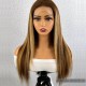 Highlights colors #4/27 Piano color Virgin human hair lace frontal wig 13x4 HD transparent lace beautiful silky texture 