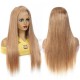 Merula Virgin Hair Color #27 honey blonde lace frontal wig high quality HD lace wigs colored hairs No matting