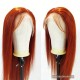 Ginger orange Virgin human hair lace frontal wig amazing colored wigs by Merula HD medium brown lace Vip service