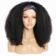 Merula Virgin Hair Kinky curly headband glueless weave wig tight small Permanent curls soft silky texture Love this hair