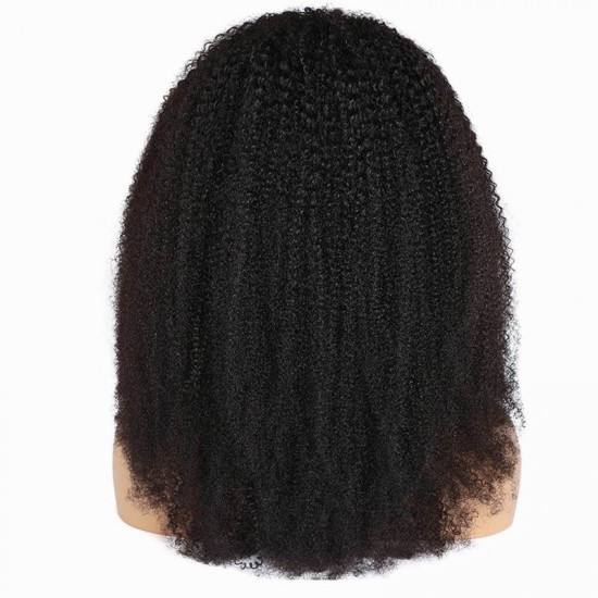 Merula Virgin Hair Kinky curly headband glueless weave wig tight small Permanent curls soft silky texture Love this hair