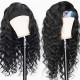 Merula Virgin Hair Premium human hair sleek tangle fee heaband wig half wigs loose deep wave No chemical touch 