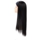 Merula Virgin human Hair Glueless headband wig machine weave wig with combs inside silky straight human hairs heavy looking 