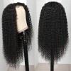 Merula Kinky Curly 13*6 Frontal HD Lace Closure Virgin Human Hair Wigs 12-30 inches Newly Made Swiss Lace Closure Natural Color 