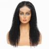 Merula Kinky Curly 6*6 7*7 Super big part size Lace Closure Virgin Human Hair Wig HD transparent Lace wigs