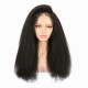 Soft Kinky Straight 13X6 Frontal HD Lace Wigs  Preplucked natural hairline Virgin Human Hair affordable price