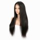 Merula Natural Straight 13X4  HD transparent lace front wig soft Virgin Human Hair wig densities optional