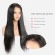 Merula Natural Straight Virgin Human Hair super big size 6*6 7*7 Lace Closure Wig heavy density wig cap size optional