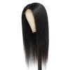 Merula Natural Straight Virgin Human Hair 4*4 5*5 Lace Closure Wig Preplucked hairline small knots HD transparent lace 