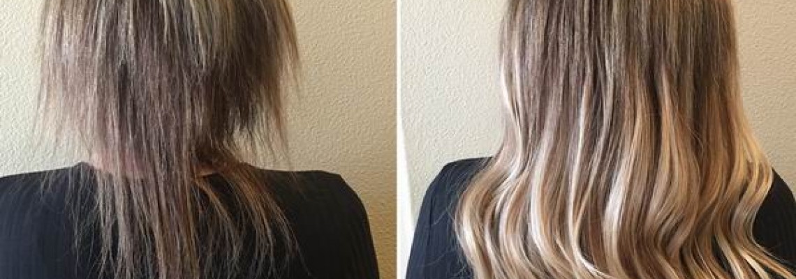 How to hide hair extensions in very short hair Copy